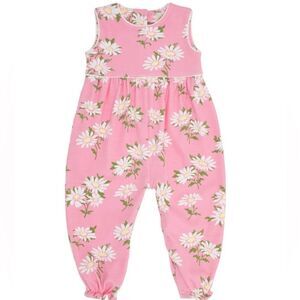 The Beaufort Bonnet Company Rebecca Romper Darien Daisy 0-6 mon NWT